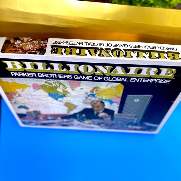 PARKER BROTHERS VINTAGE 1973 BILLIONAIRE BOARD GAME OF GLOBAL ENTERPRISE #43 - Picture 10 of 13